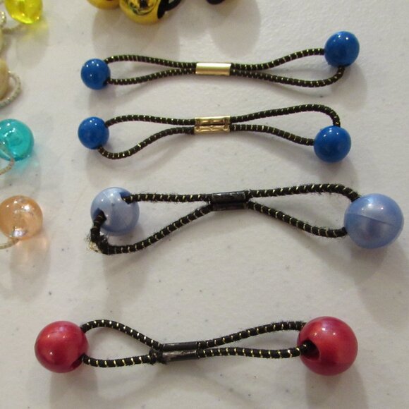 Double Bead Elastic Hair Ties Older and Newer - Picture 6 of 8